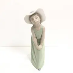 希少☆LLADRO リヤドロ フィギュリン 少女と羊 やっと会えた仔羊 置物