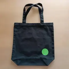 ブラック キャンバス トートバッグ
