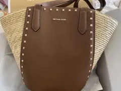 正規品新品未使用MICHAEL KORSマイケルコースショルダーバッグカゴバッグ