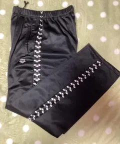 アリーナ　M ロングパンツ　黒　裏起毛　ブラック　中古