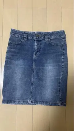 COLZA デニムミニスカート ウォッシュ加工