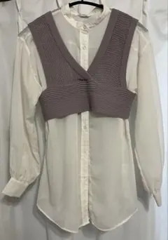 イング　INGNI シアーシャツ　ビスチェ　ベストのサムネイル