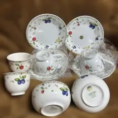 ★新品★GREENWICH POLO CLUB フルーツシンフォニー食器8点激安のサムネイル