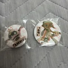 スプラトゥーン 缶バッジ 8号 ヒメドローン 2点セット
