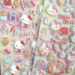 サンリオ キティ マシュマロ ぷっくりシール