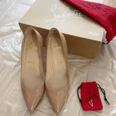 クリスチャンルブタン　PATENT ポインテッドトゥ　パンプス