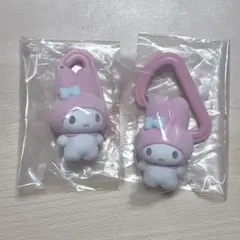 サンリオ ガチャガチャ カラフルカラビナ マスコットチャーム マイメロ ２点