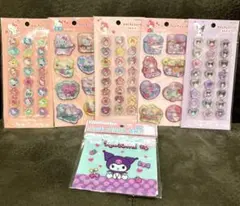 サンリオ❣️おはじきふうシール、ウォーターシール5枚！＋α