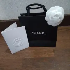 ア*ー様 シャネル紙袋フラワー装飾レシートケース付き