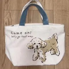 犬柄 トートバッグ