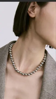 BIGボールチェーンネックレスun/neu