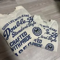 ダブルビー　大人サイズ　トレーナー　セット　ミキハウス