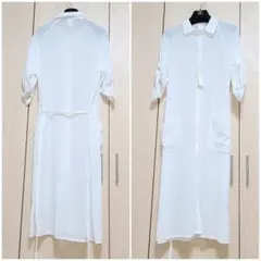 【新品タグ付き】HARE シフォンロングカーディガン✨　ベイフロー　ページボーイ