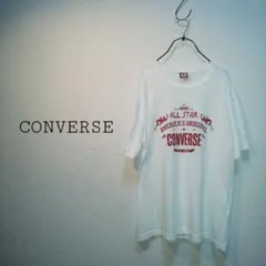 古着 CONVERSE コンバース オールスター デカロゴ Tシャツ
