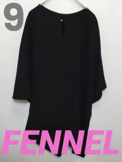 FENNEL黒 ノースリーブ トップス 9号 - メルカリ