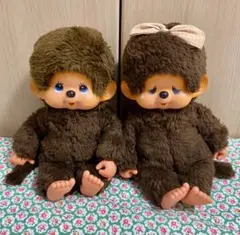 モンチッチ 1974年 セキグチ レトロ　レア 1974年 日本製 セキグチ Lサイズ モンチッチ 双子のモンチッチ