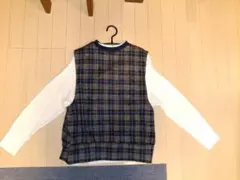 and quarter ベスト　grinハイネックセーター　未使用タグ無し