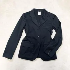 【美品】アニエスベー ストレッチ テーラードジャケット ブラック 1
