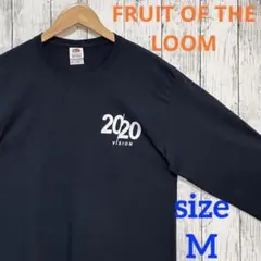 フルーツオブザルーム　Tシャツ　長袖　両面プリント　size M ブラック