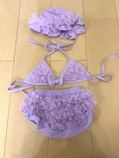 水着 ビキニ 女の子 パープル 紫 80センチ プール 水遊び レジャー