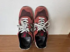 New Balance 990 レッド/グレー スニーカー