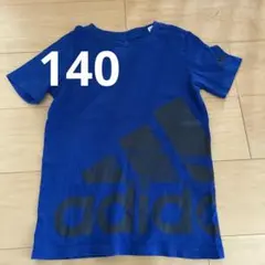 adidas キッズ Tシャツ 140 ブルー