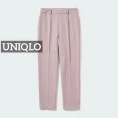 k0600 UNIQLO スマートアンクルパンツ ピンク