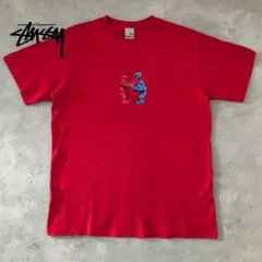 "USA製" old stussy ロボット Tシャツ 銀タグ 希少