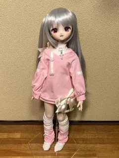 【ドール服】DOLK UFdoll ピンクパーカーセット MDDなど1/4ドール