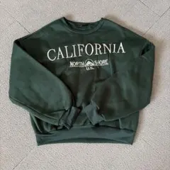 SHEIN CALIFORNIA ロゴ スウェット トレーナー