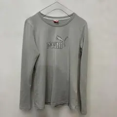 V1431 PUMA 長袖カットソー グレー Mサイズのサムネイル