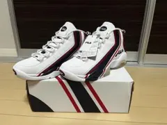 FILA CONFLICT MIDスニーカー ホワイト ネイビー 25.5cm - メルカリ