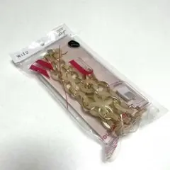 WIZU ゴールドクリア チェーンストラップ 約64cm