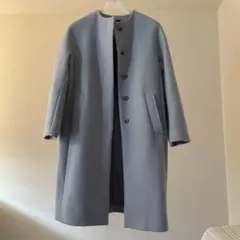 レディースチェスターコート ブルー