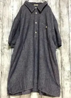 リネン半袖　シャツ　ギャップXL　麻100%のサムネイル