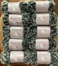 【新品未使用】セリア　ドリームキャット　ブラック 10玉セット♪