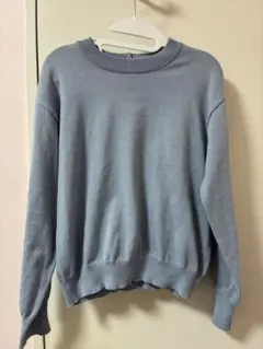 earth music＆ecology 水色　ニット　M