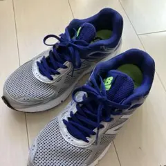 New Balance スニーカー グレー/ネイビー