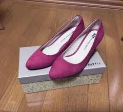 【美品★箱あり】オリエンタルトラフィック パンプス ベリーピンク スエード 37