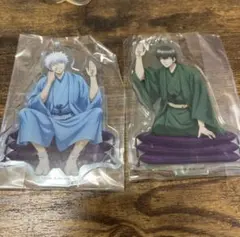 R*i様 【レア】銀魂　スタンド付きビッグアクリルプレート　銀時　土方