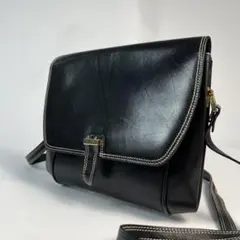 バリー　イタリア製　ショルダーバッグ　レザー　ブラック　金具