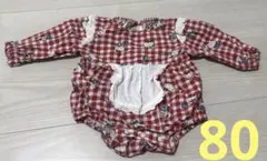 バースデイ　ベビーハローキティ長袖シャツロンパース　80cm ベビー秋服
