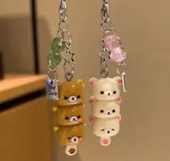 リラックマ 団子 キーホルダー