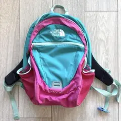 THE NORTH FACE 小型リュックサック ターコイズ/ピンク