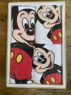 昭和レトロ　UCHINO ミッキーマウス タオル3枚セット オールドディズニー