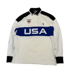 10s Polo Ralph Lauren ラガーシャツ　長袖ポロシャツ