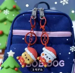 【期間限定！】DUDUとBUBUのクリスマスサンタキーホルダーペアセット