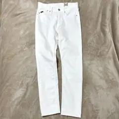 YANUKヤヌーク VINCENT II ホワイトデニムパンツ 28 日本製 白のサムネイル