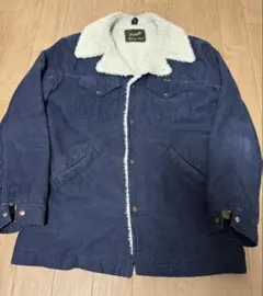 Wrangler ラングラー レンジコート ボアジャケット ネイビー L