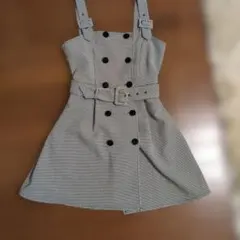 evelyn チェック柄ノースリーブワンピース